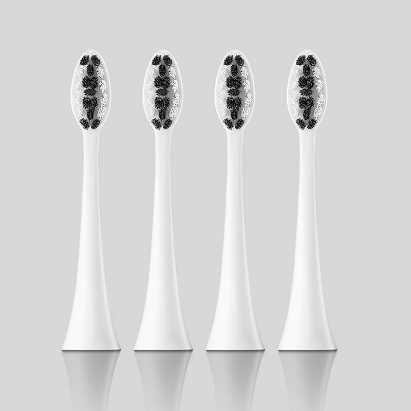 Đầu Bàn Chải Điện Lock&Lock, Electric Toothbrush Heads, 4Pcs - 2 Màu (Đen, Trắng) - ENR546 image number null